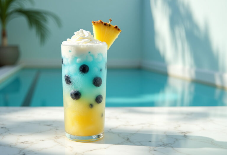 Pineapple Blueberry Frappuccino Recipe