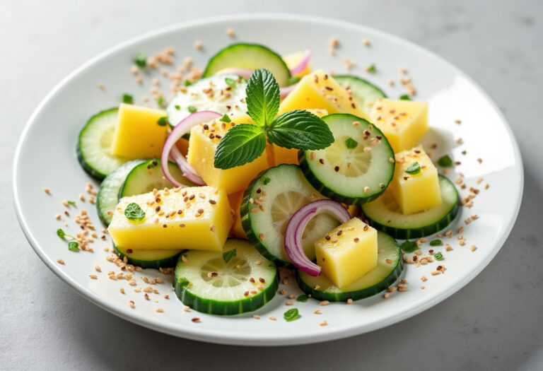 Pineapple Cucumber Salad Recipe