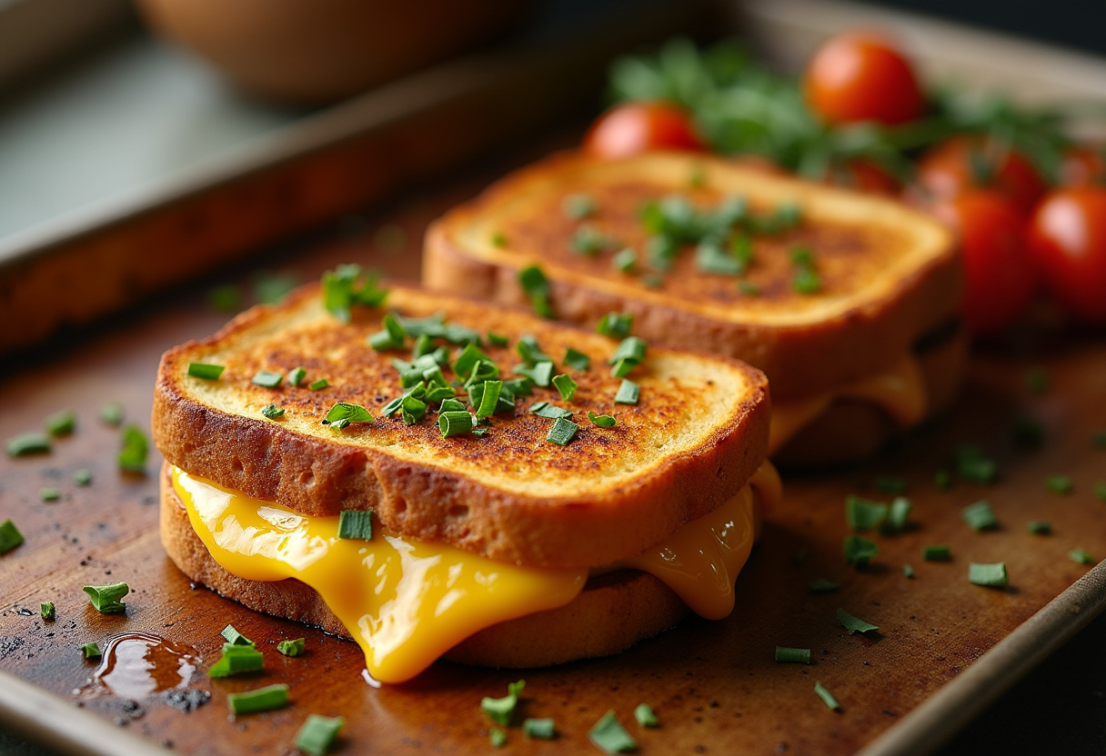 Sheet Pan Oven Grilled Cheese Recipe
