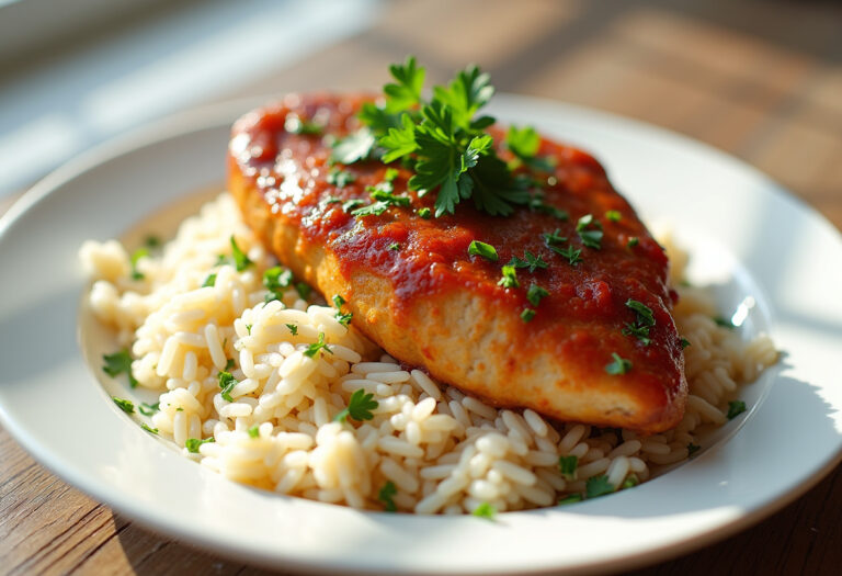 Smothered Chicken And Rice Recipe