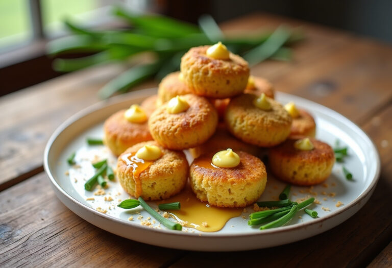 Southern-style Honey Butter Cornbread Poppers Recipe
