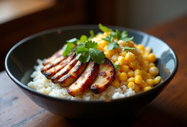 Street Corn Chicken Rice Bowl Recipe