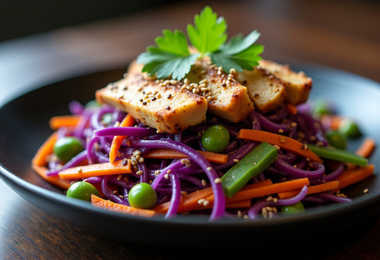 Thai Peanut Chicken Crunch Slaw Salad Recipe