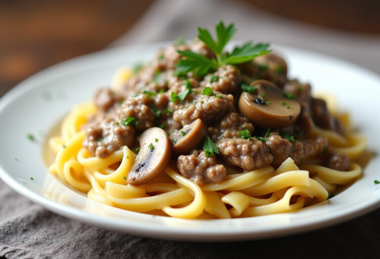 The Best Hamburger Stroganoff Recipe