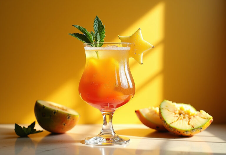 Tropical Fizz Mocktail Recipe