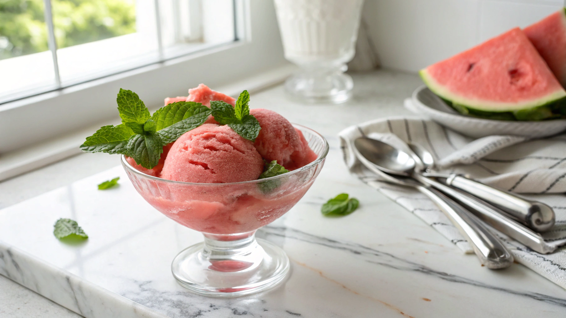5minute Watermelon Sorbet Recipe
