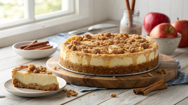 Apple Crisp Cheesecake Recipe