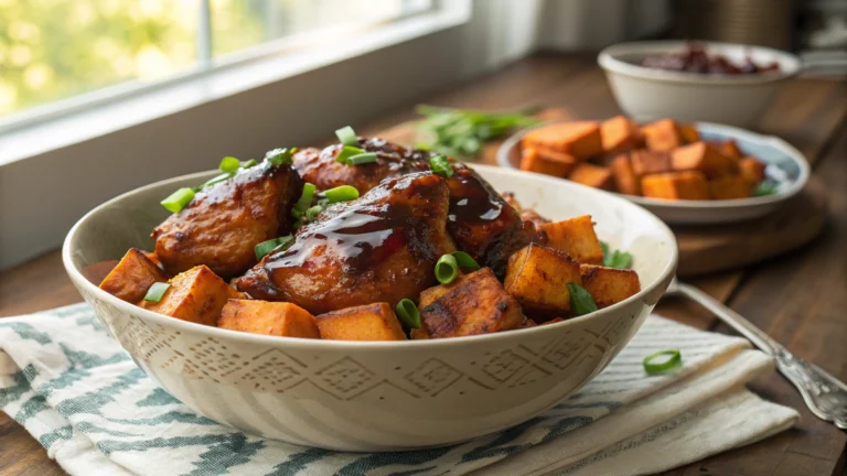 Bbq Chicken and Roasted Sweet Potato Bowls Recipe