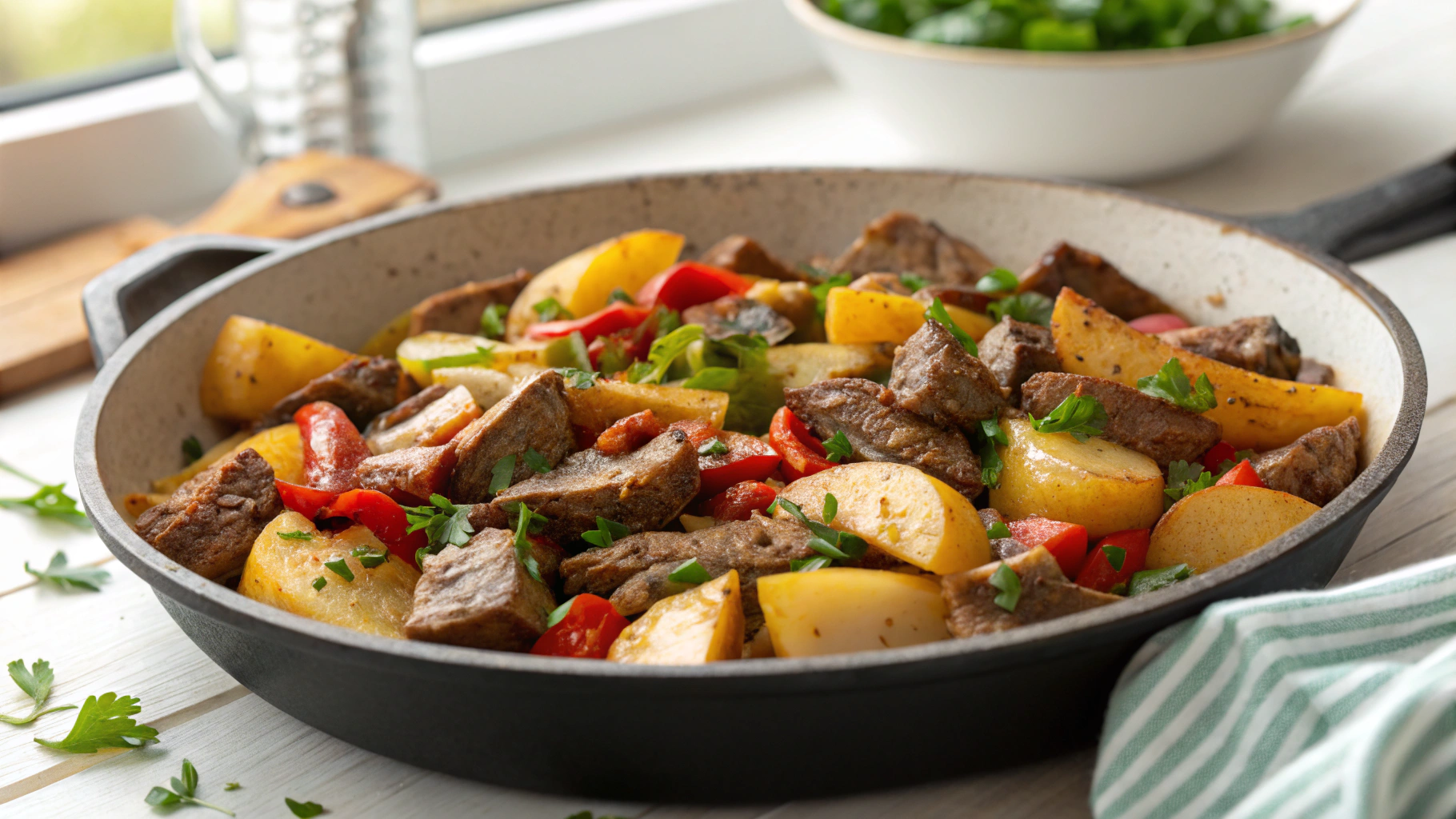 Beef And Potatoes Skillet Recipe