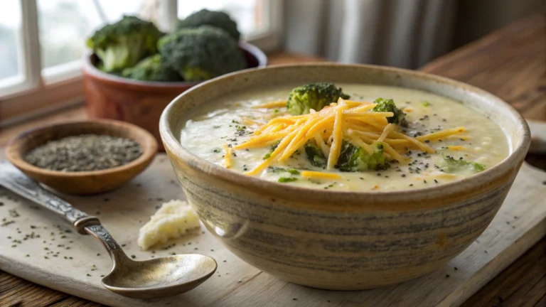 Broccoli Potato Cheese Soup Recipe
