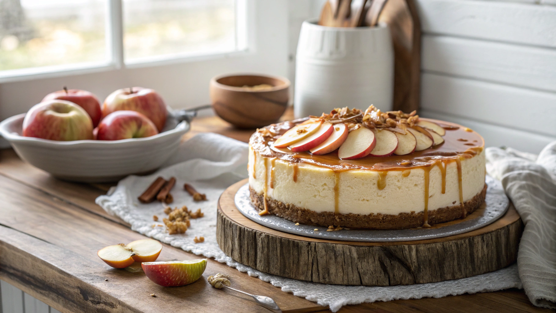 Caramel Apple Cheesecake Recipe