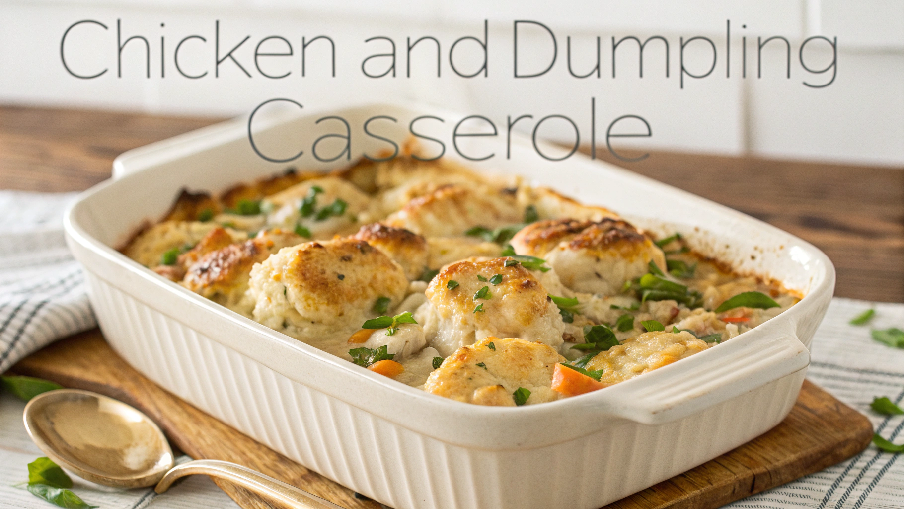 Chicken And Dumpling Casserole Recipe