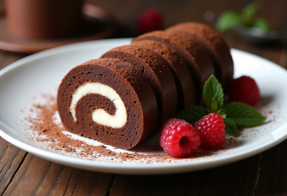 Choco Swiss Roll Delight Recipe