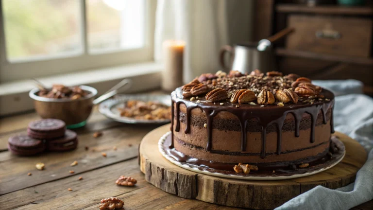 Chocolate Pecan Dream Cake Recipe