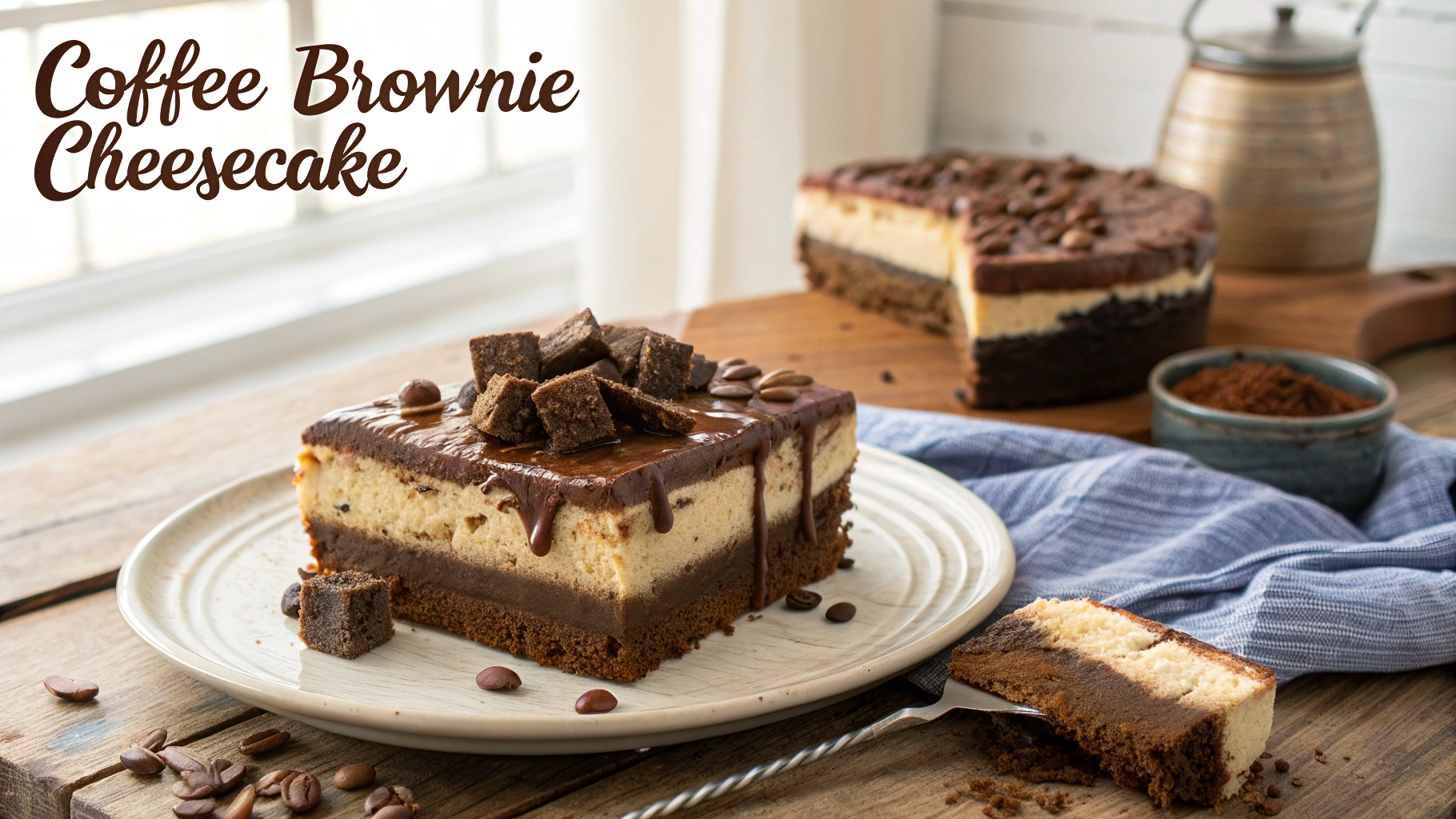 Coffee Brownie Cheesecake Recipe
