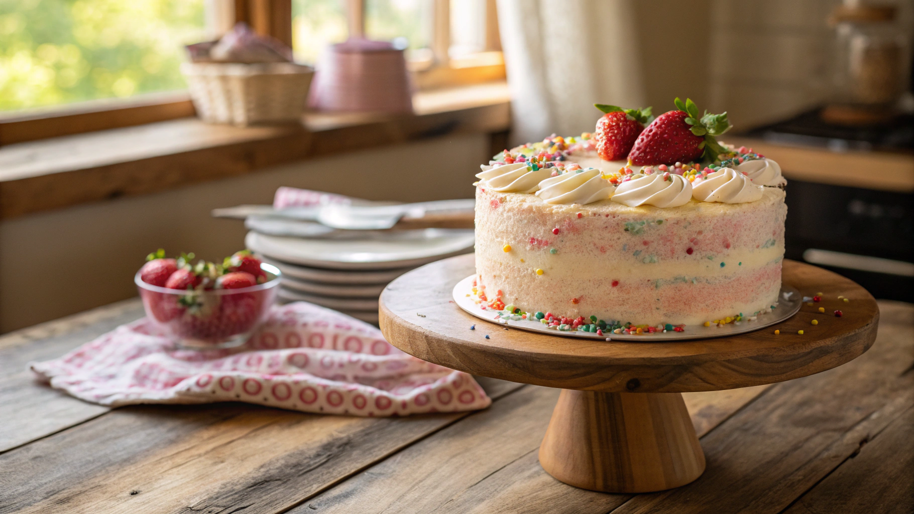 Confetti Layer Cake Recipe