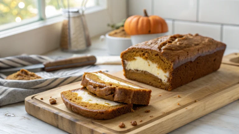 Cream Cheese Filled Pumpkin Bread Recipe