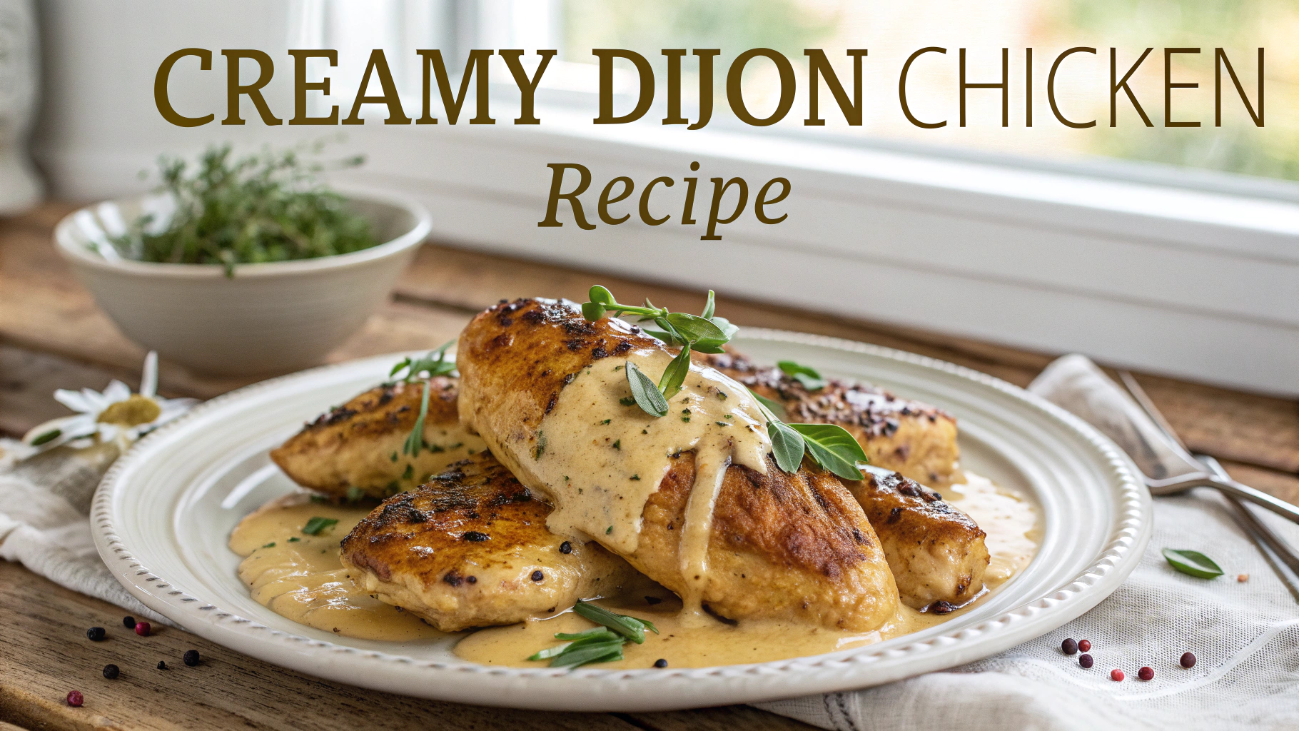 Creamy Dijon Chicken Recipe