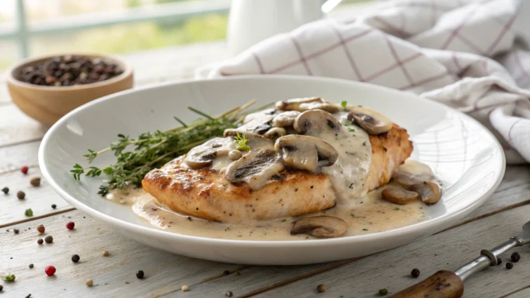 Creamy Mushroom Chicken Recipe
