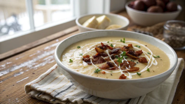Creamy Potato Soup With Bacon Recipe