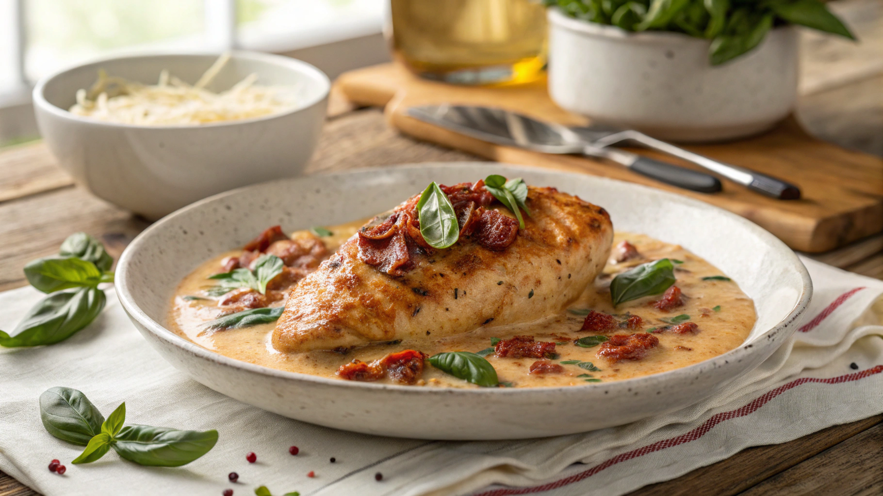 Creamy Tuscan Chicken Recipe