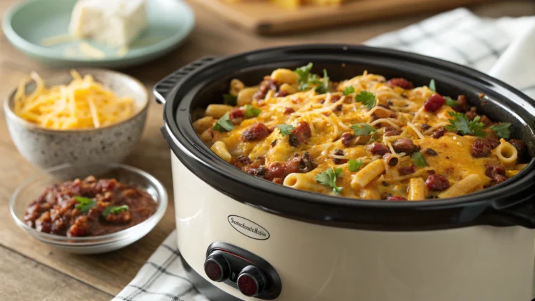 Crockpot Chili Mac And Cheese Recipe