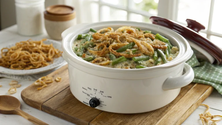 Crockpot Green Bean Casserole Recipe