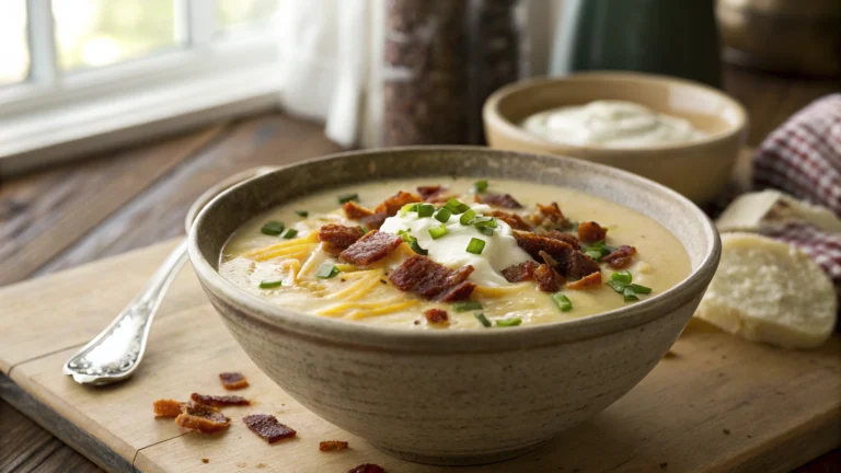 Easy Baked Potato Soup Recipe