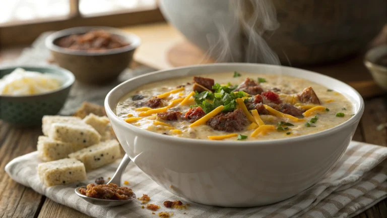Easy Cheeseburger Soup Recipe