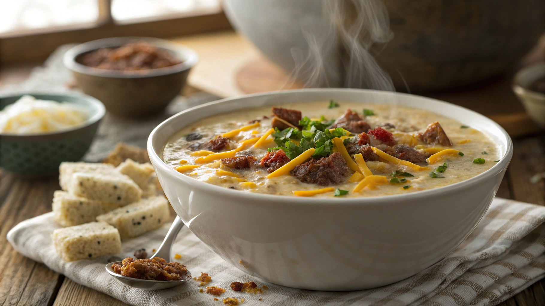 Easy Cheeseburger Soup Recipe
