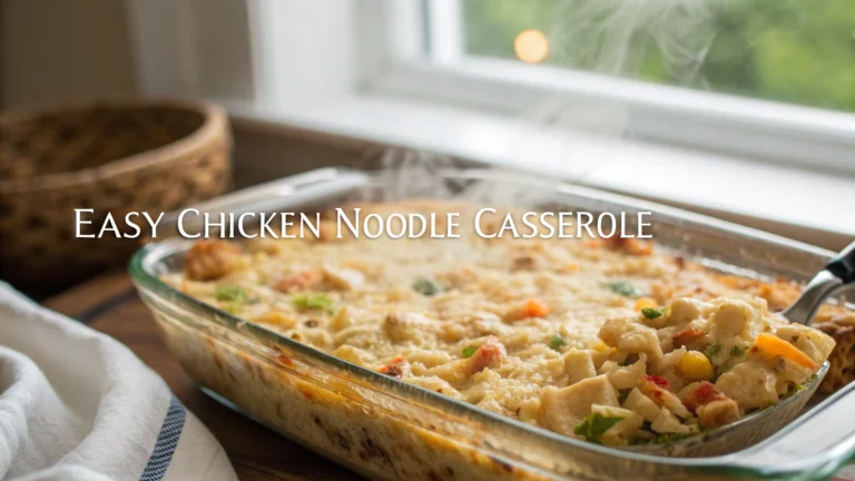 Easy Chicken Noodle Casserole Recipe