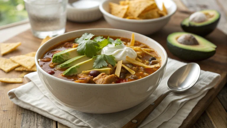 Easy Chicken Taco Soup Recipe