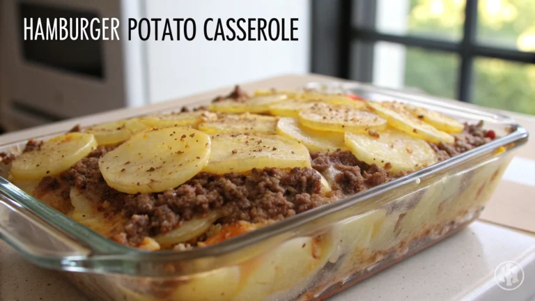 Easy Hamburger Potato Casserole Recipe
