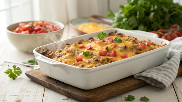 Easy Hamburger Supreme Casserole Recipe