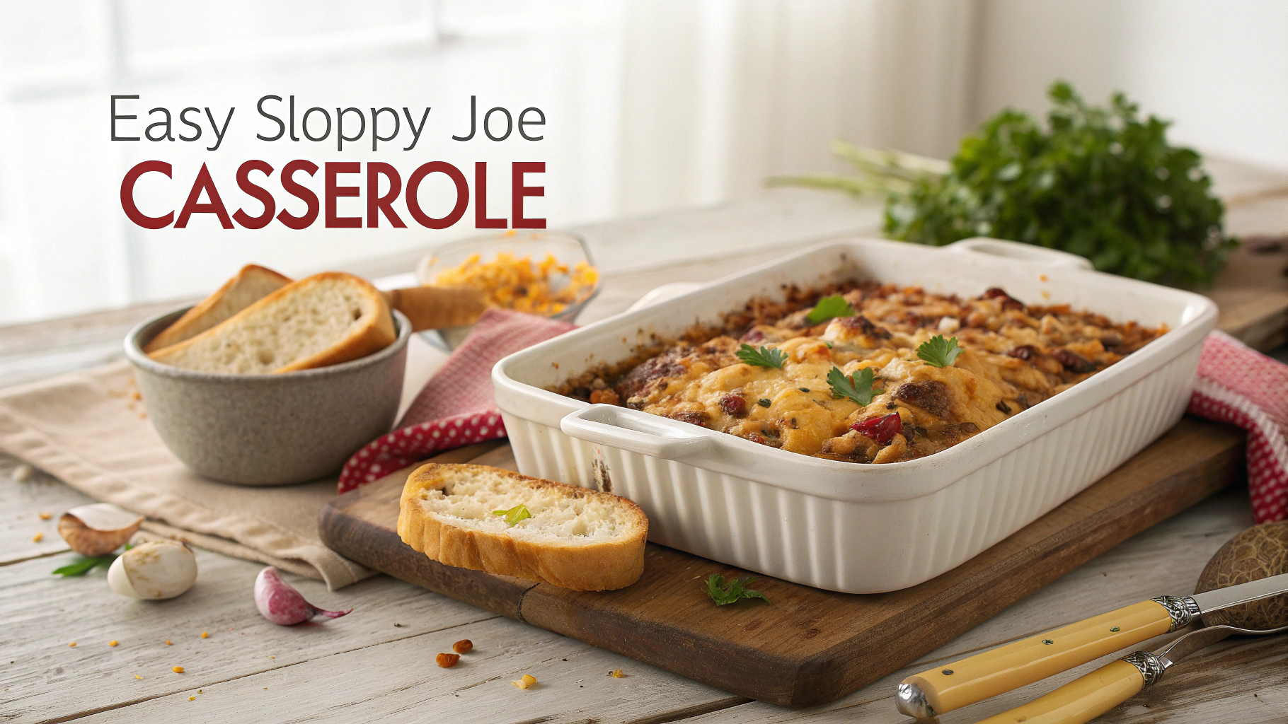 Easy Sloppy Joe Casserole Recipe