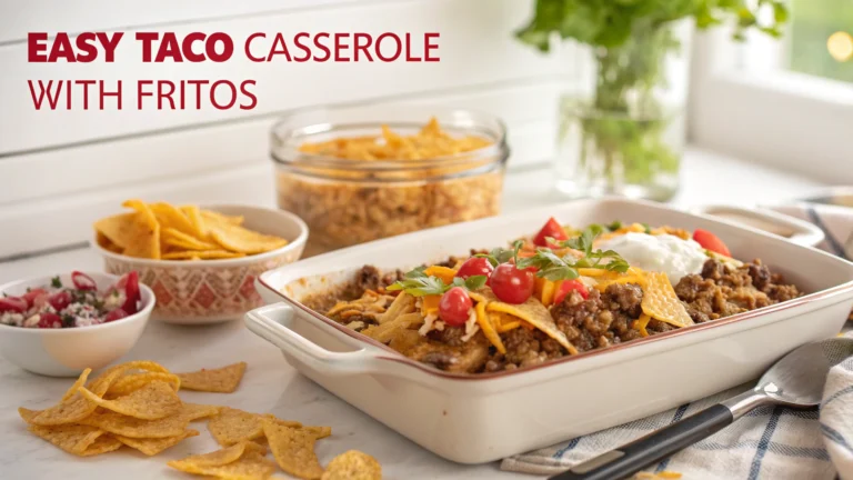 Easy Taco Casserole With Fritos Recipe