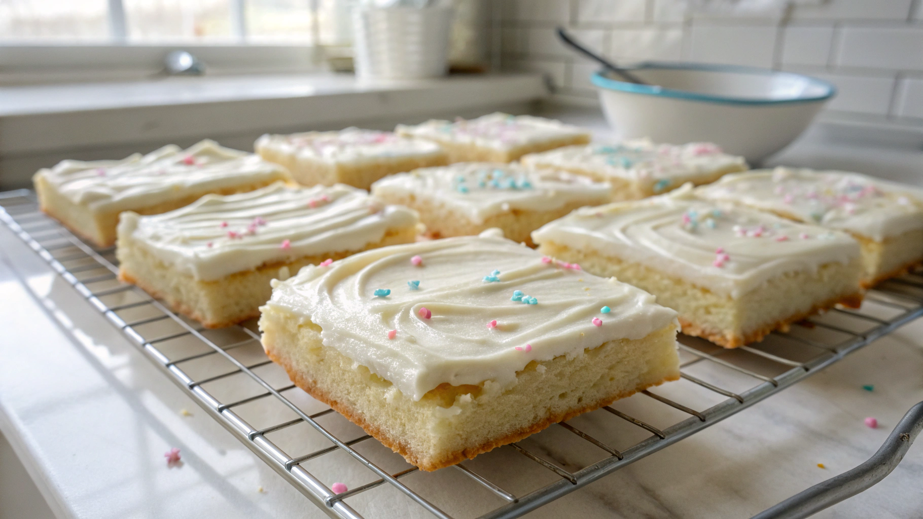 Frosted Sugar Cookie Bars Recipe