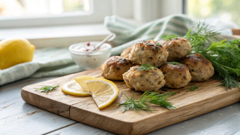 Greek Chicken Meatballs Recipe