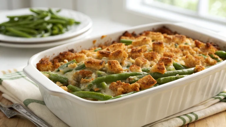 Green Bean Stuffing Casserole Recipe