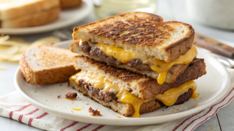 Grilled Cheese Patty Melts Recipe