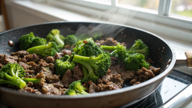Ground Beef And Broccoli Recipe
