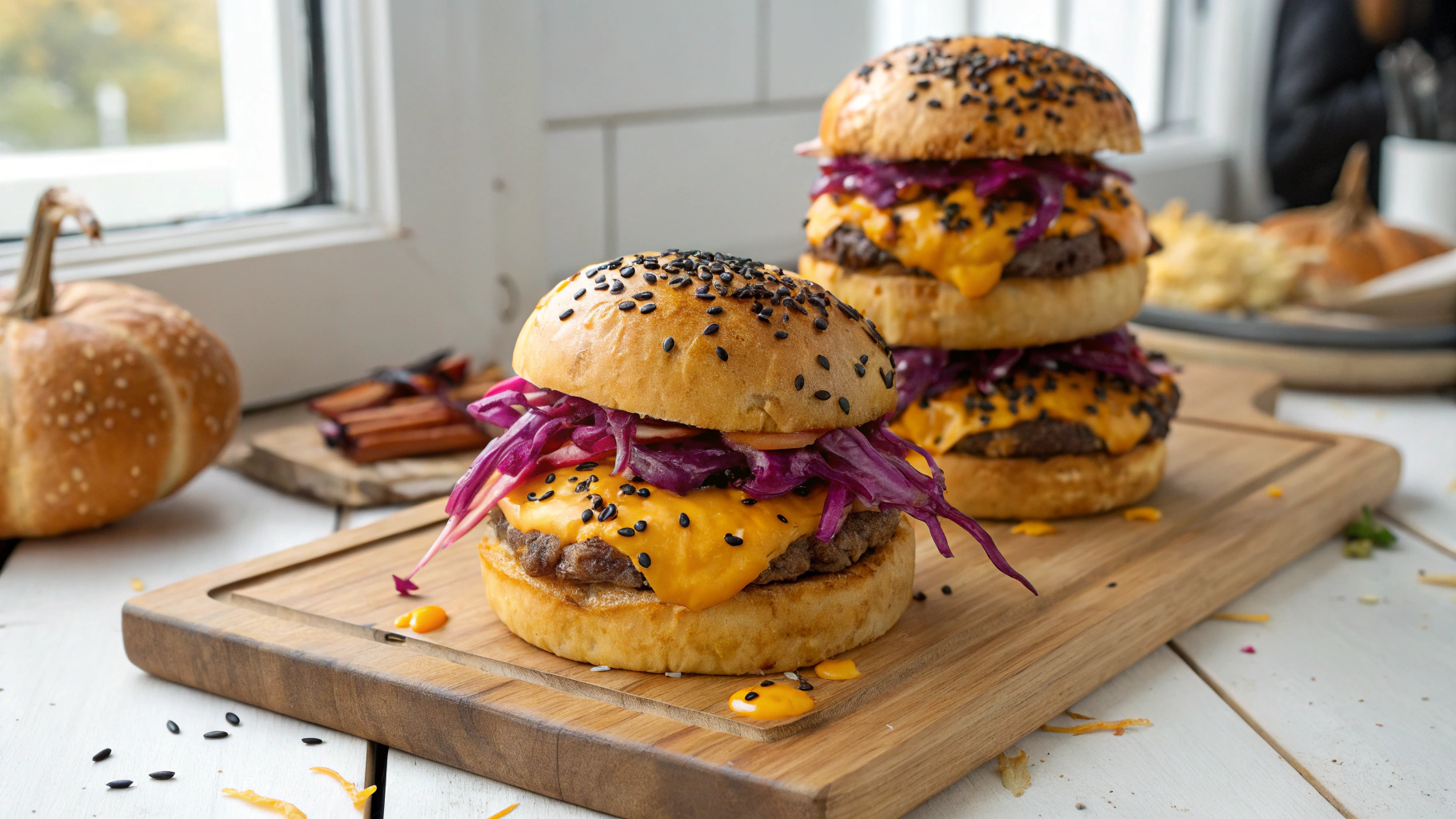Halloween Monster Burgers Recipe