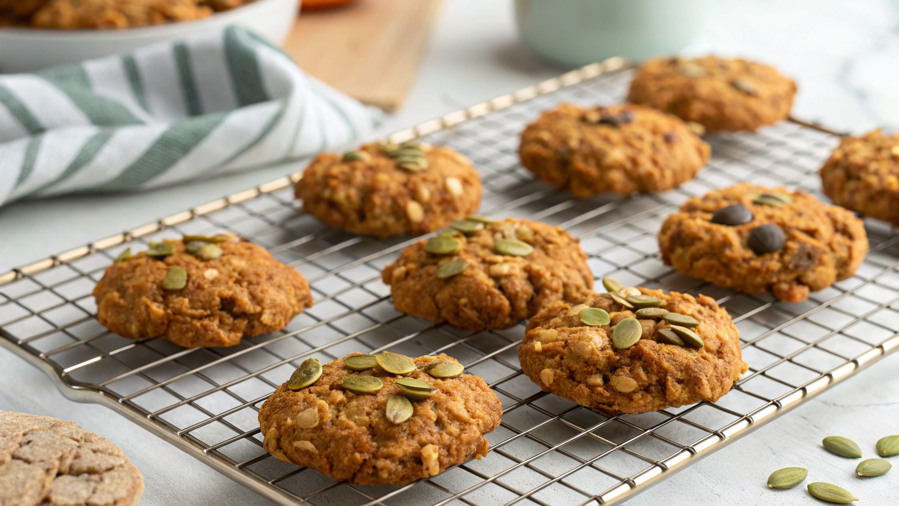 Healthy Pumpkin Oat Cookies Recipe