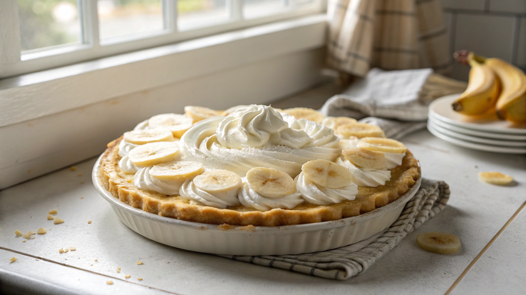 Homemade Banana Cream Pie Recipe