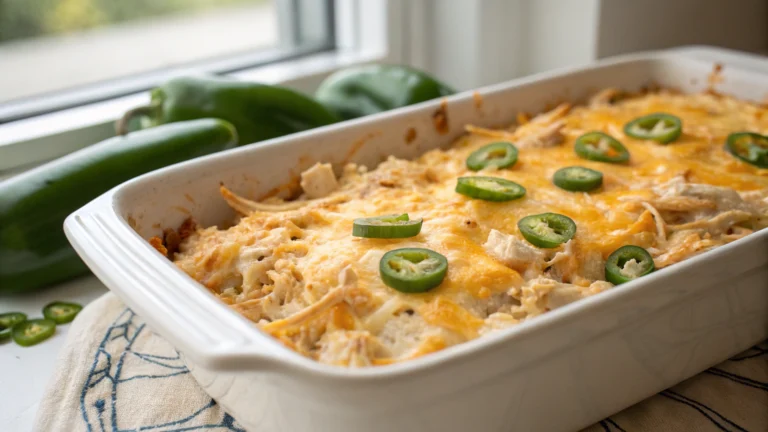 Jalapeno Popper Chicken Casserole