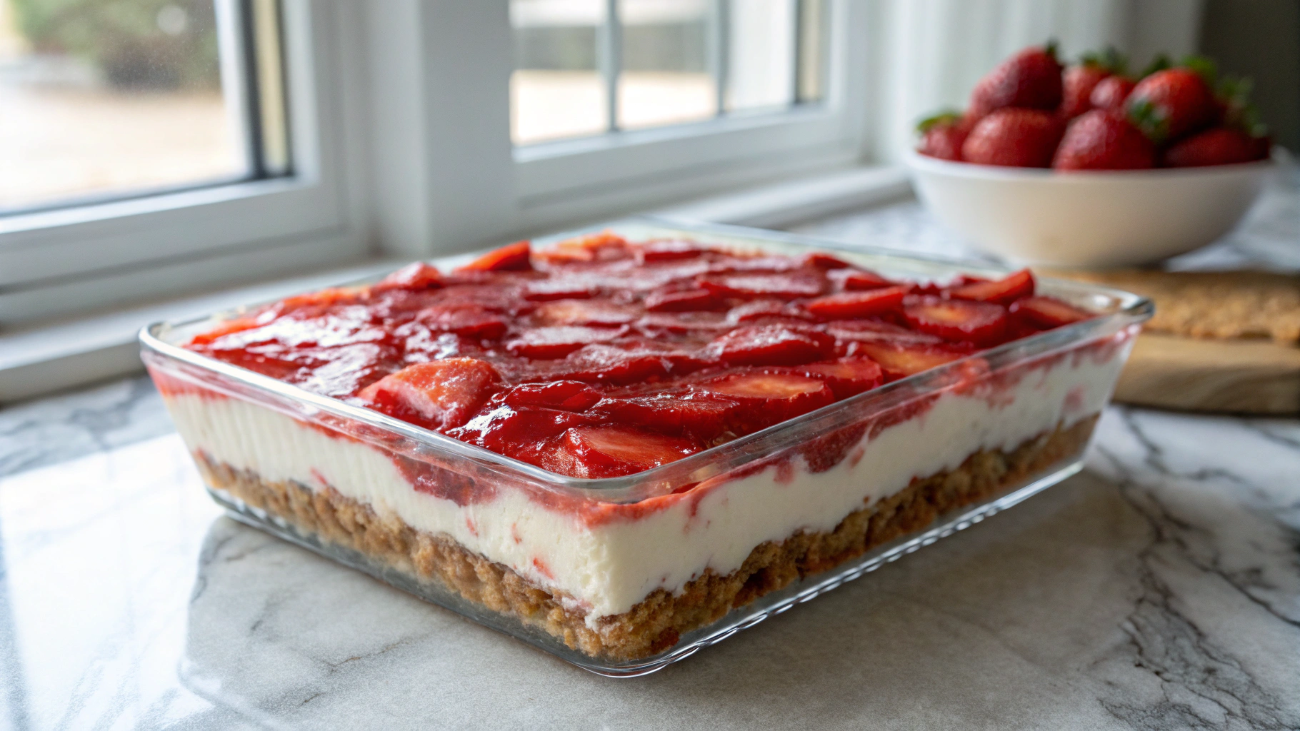 Judys Strawberry Pretzel Salad Recipe
