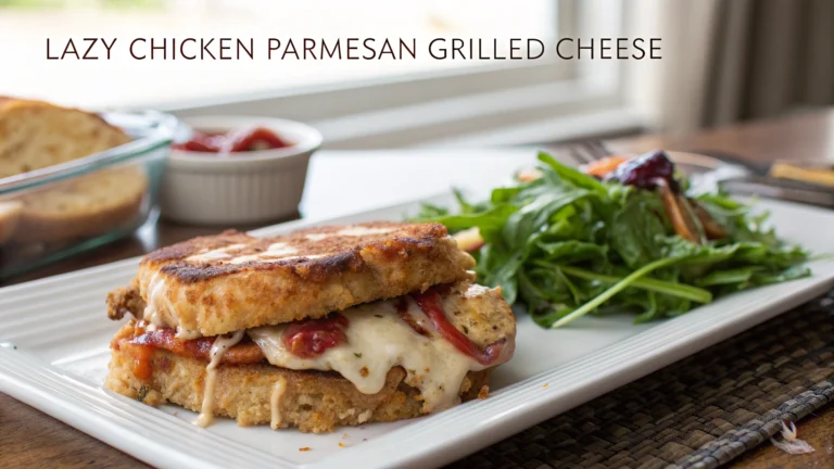Lazy Chicken Parmesan Grilled Cheese Recipe