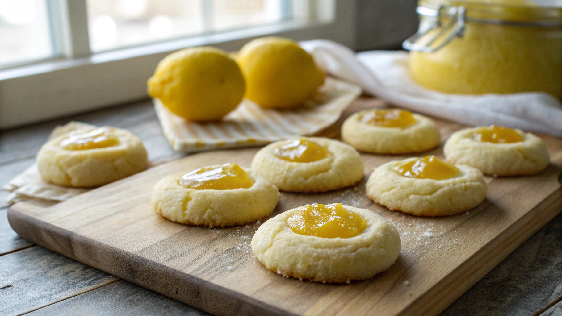 Lemon Thumbprint Cookies Recipe