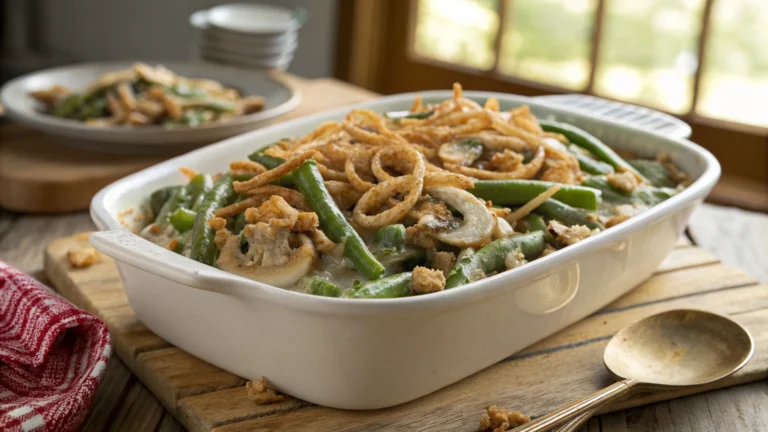 Loaded Green Bean Casserole Recipe