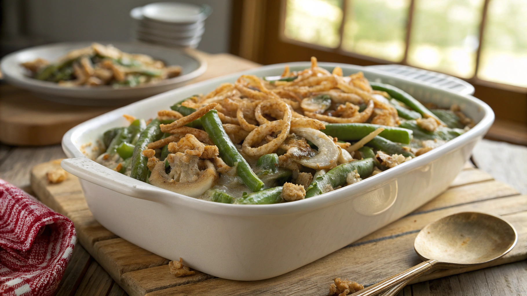 Loaded Green Bean Casserole Recipe
